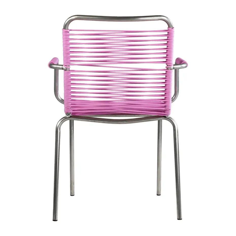 Silla con reposabrazos Mya Spaghetti, Pink