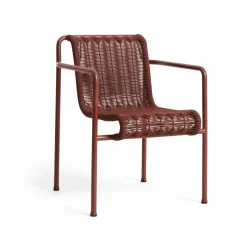 Silla con reposabrazos Palissade Cord Dining, Iron red
