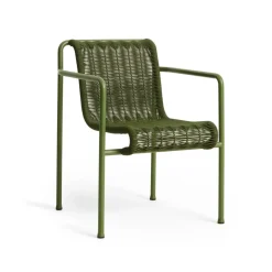Silla con reposabrazos Palissade Cord Dining, Olive