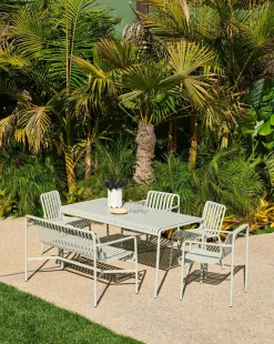 Silla con reposabrazos Palissade Dining, Sky grey