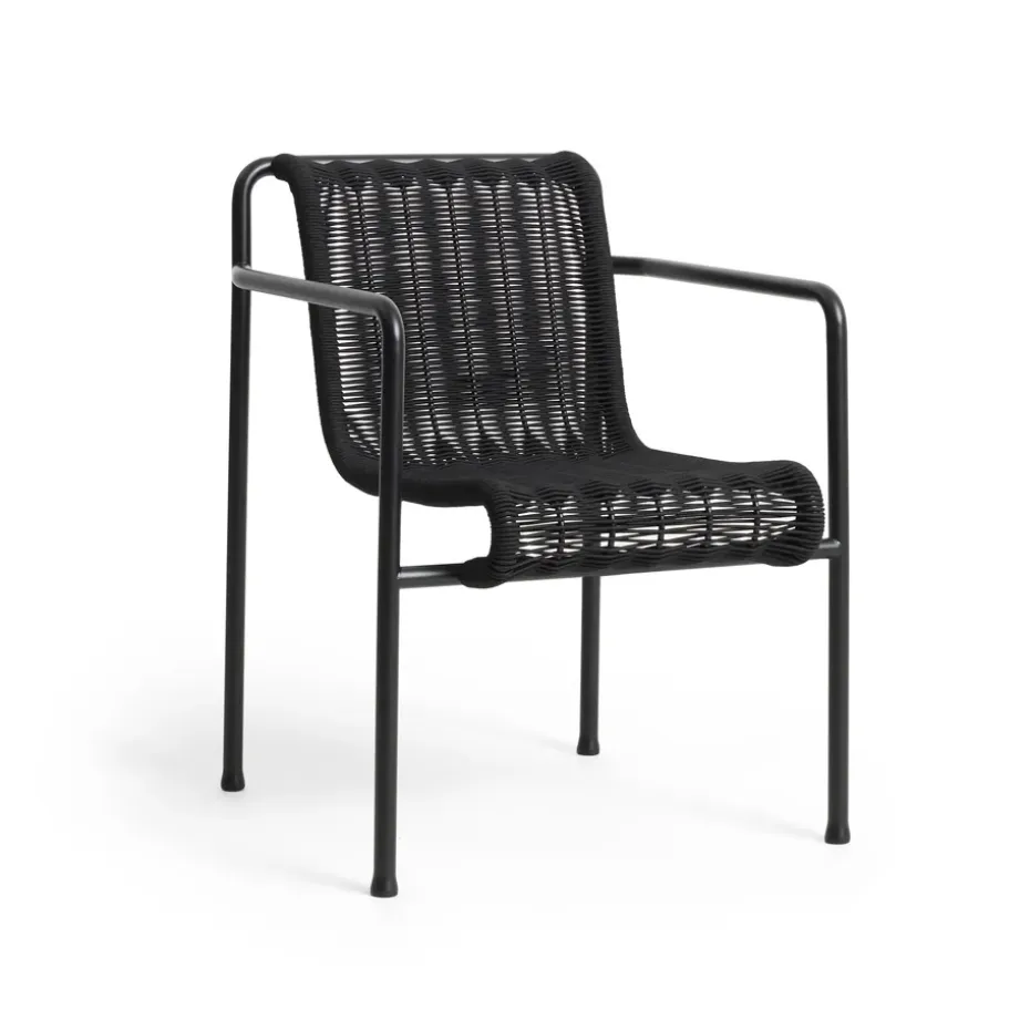 Silla con reposabrazos Palissade Cord Dining, Anthracite