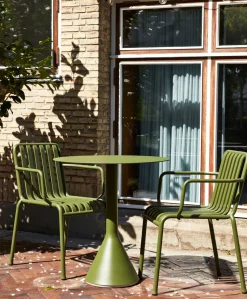 Silla con reposabrazos Palissade, Olive