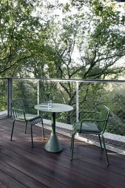 Silla con reposabrazos Palissade, Olive