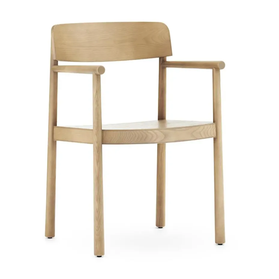 Silla con reposabrazos Timb, Tan