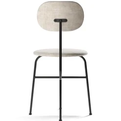 Silla de comedor Afteroom patas negras tapicería de tela, Maple 222