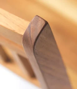 Silla de exterior M23 Lilleø, Teak-acero inoxidable