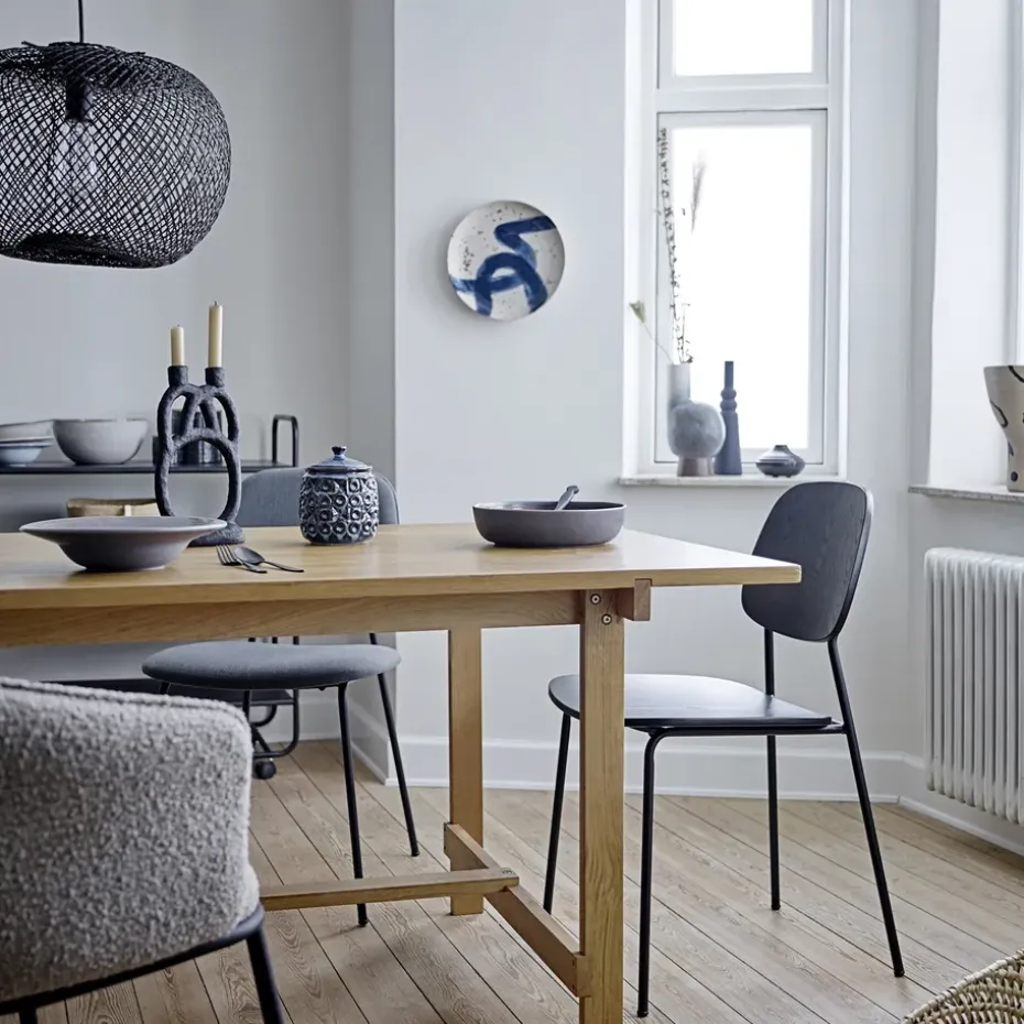 Silla de mesa Monza, negro