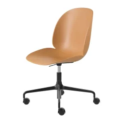 Silla de oficina Beetle Meeting Chair, Amber brown-black