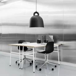 Silla de oficina Form chair swivel 5W, Verde, aluminio, ruedas