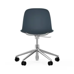 Silla de oficina Form chair swivel 5W, Azul, ruedas de aluminio