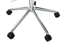 Silla de oficina Kendo Swivel con 5 ruedas, Icicle-polished aluminium