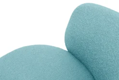 Silla de oficina Kendo Swivel con 5 ruedas, Icicle-polished aluminium