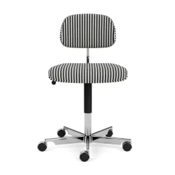 Silla de oficina Kevi 2534U, Stripe-aluminium