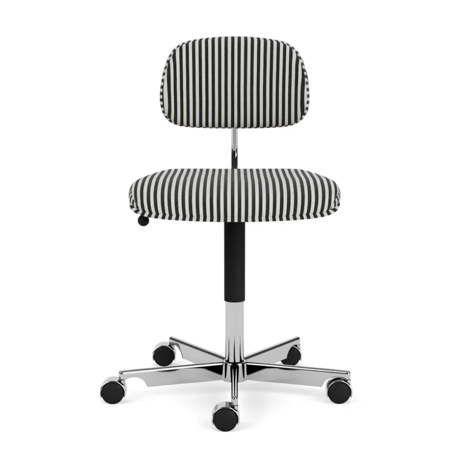 Silla de oficina Kevi 2534U, Stripe-aluminium