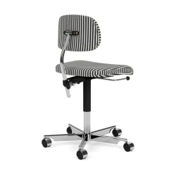 Silla de oficina Kevi 2534U, Stripe-aluminium