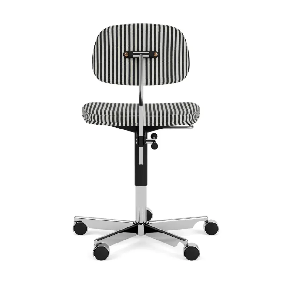 Silla de oficina Kevi 2534U, Stripe-aluminium