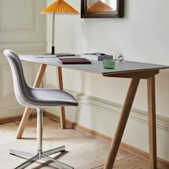 Silla de oficina Neu 10 Upholstery, Red-base giratoria en soft black