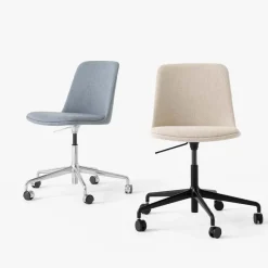 Silla de oficina Rely HW31, Hallingdal 200-base de aluminio