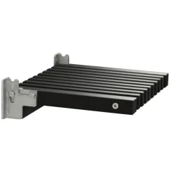 Silla de pared Cutter, roble lacado negro