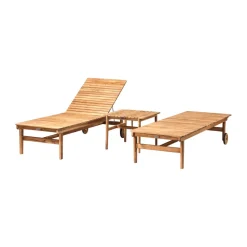 Silla de sol M8 Sammen, Teak-nature oiled