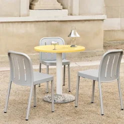 Silla Deville, Gris plata