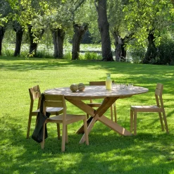 Silla Ex 1 outdoor, Teca