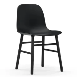 Silla Form patas negras, negro