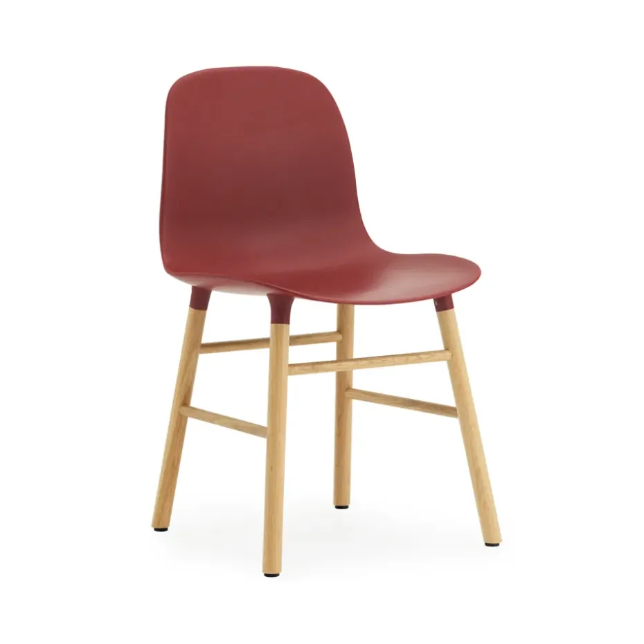 Silla Form, Red, patas de roble