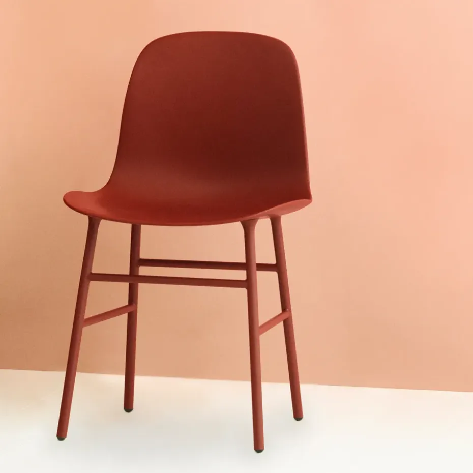 Silla Form, Red, patas de roble