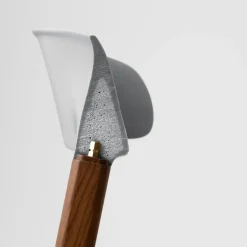 Silla Herit roble ahumado, Gris