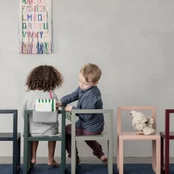 Silla infantil Little Architecht, Rose, chapa de fresno