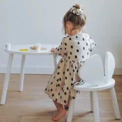 Silla infantil Mouse Chair, Blanco