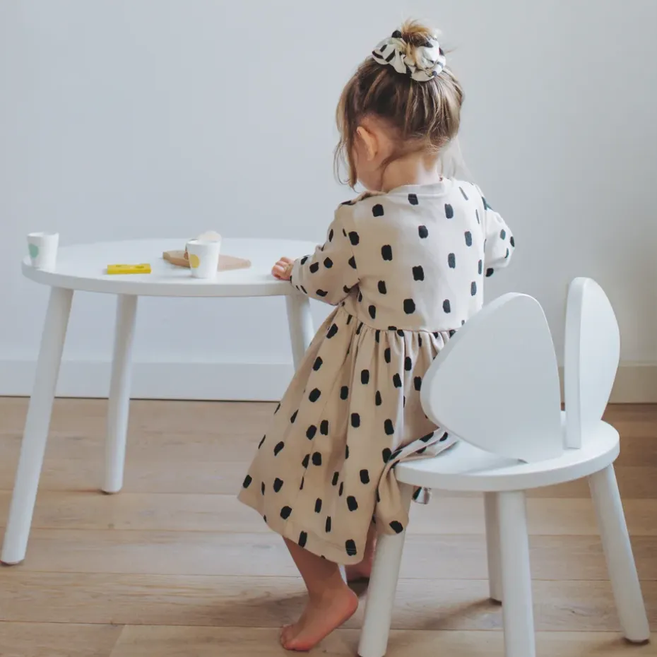 Silla infantil Mouse Chair, Blanco