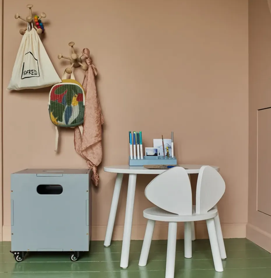 Silla infantil Mouse Chair, Blanco