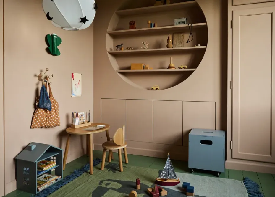 Silla infantil Mouse Chair, Roble