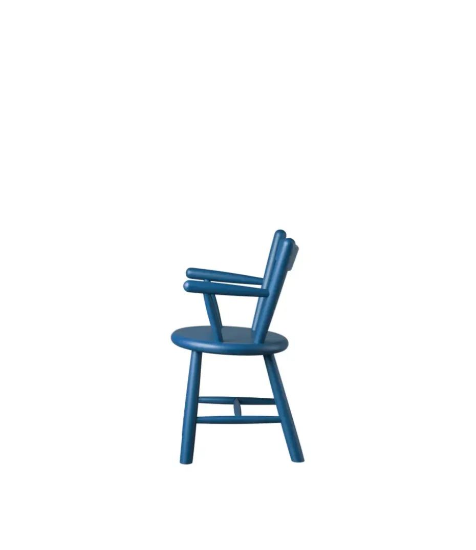 Silla infantil P9, Beech blue painted