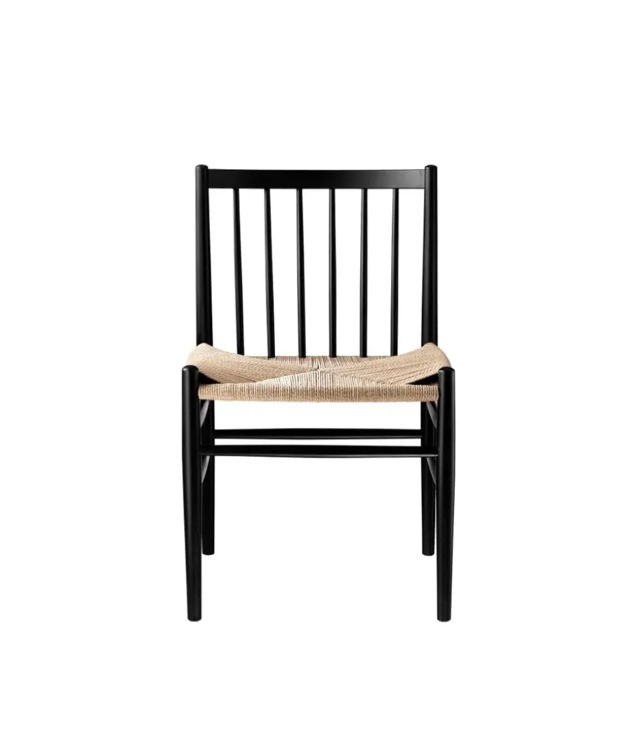 Silla J80, Beech black painted-nature