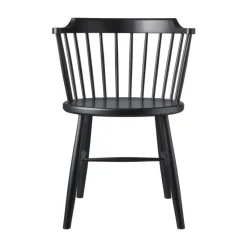 Silla J18, Beech black painted