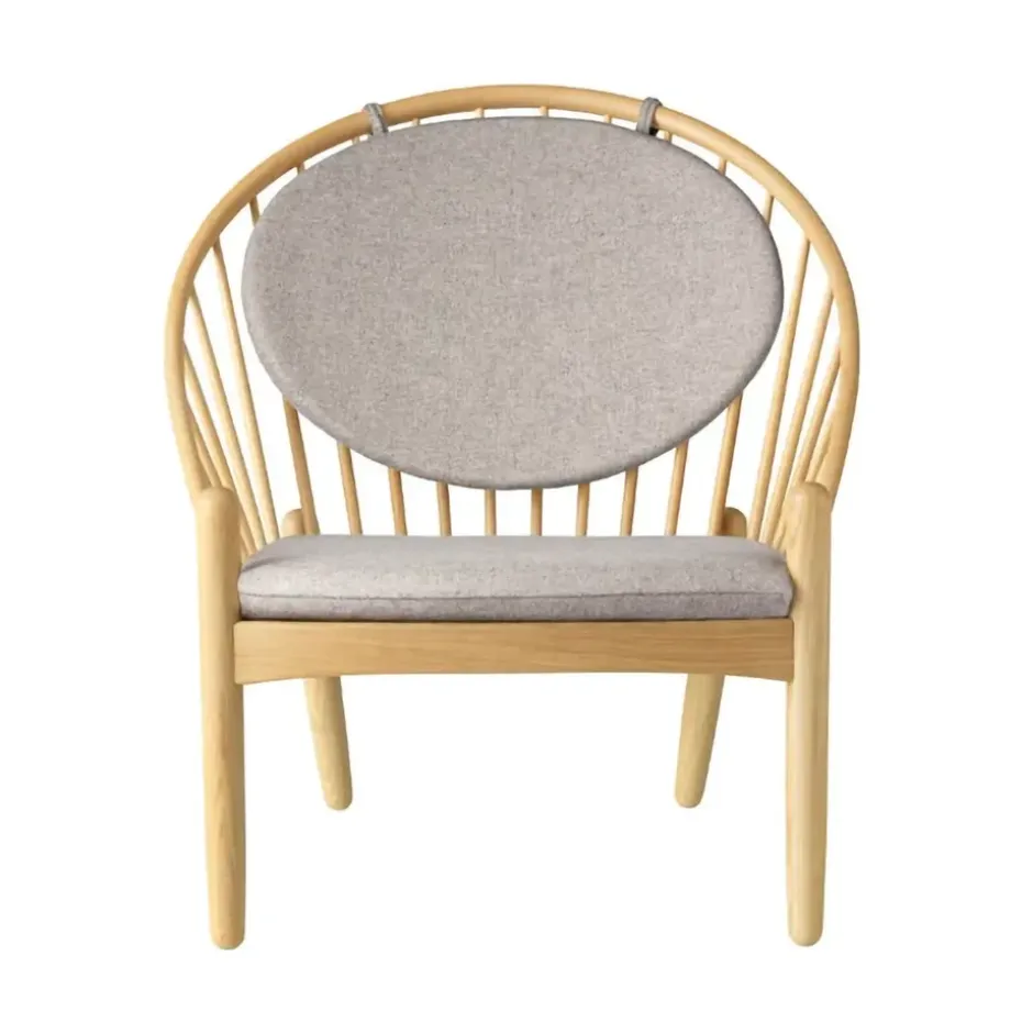 Silla J166 Jørna, Oak lacquered-light grey