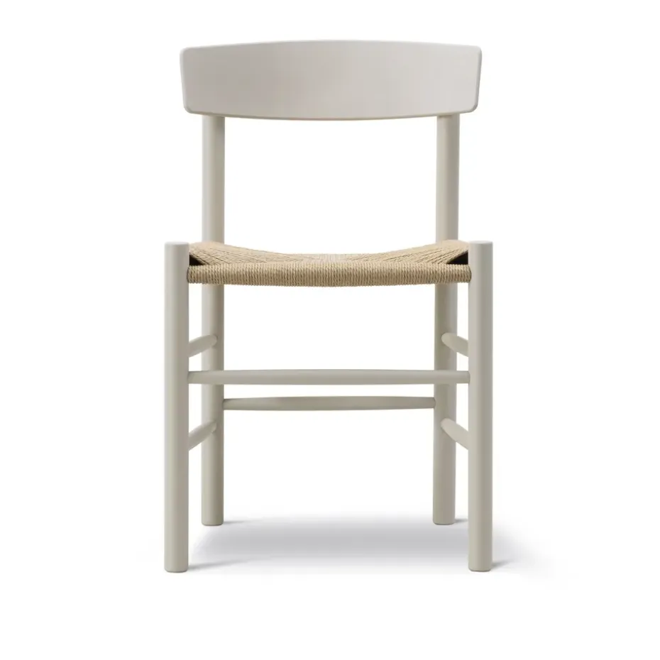 Silla J39, Pebble grey-trenzado natural