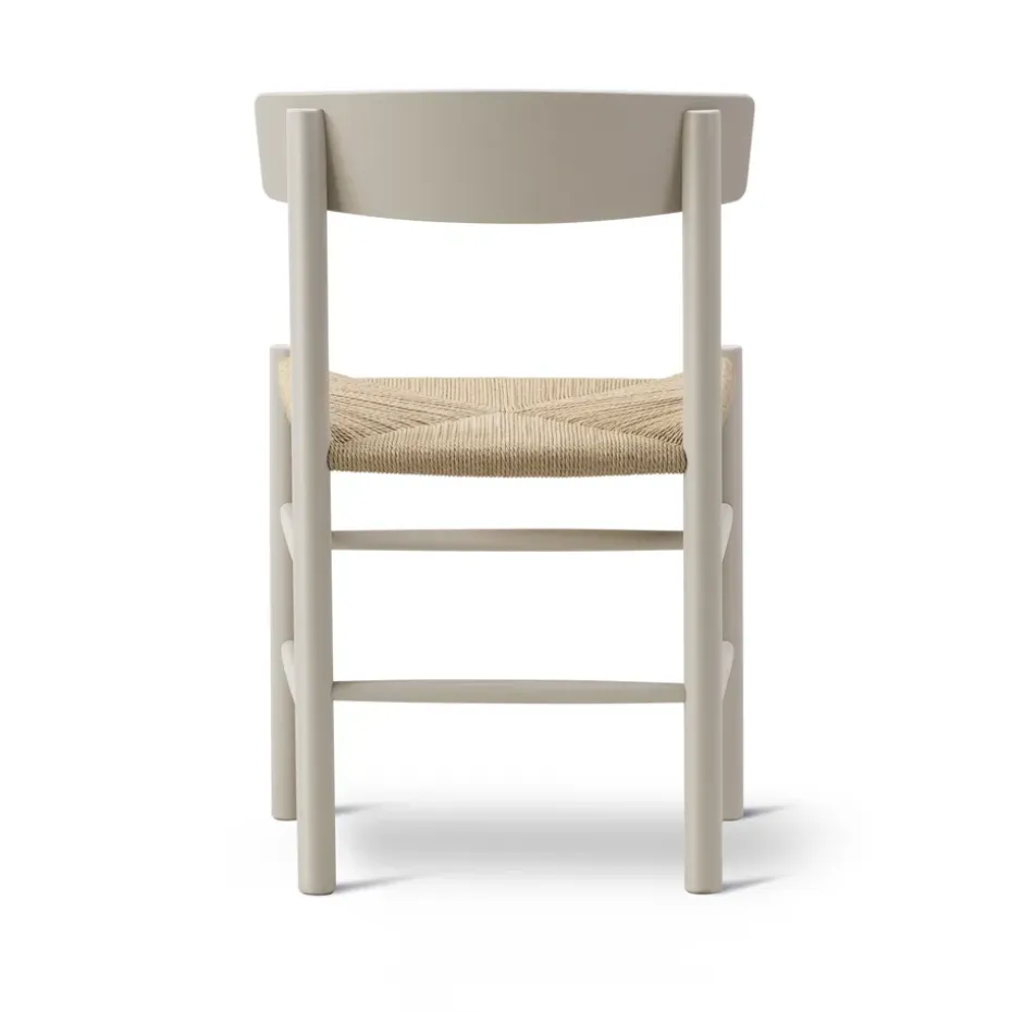 Silla J39, Pebble grey-trenzado natural