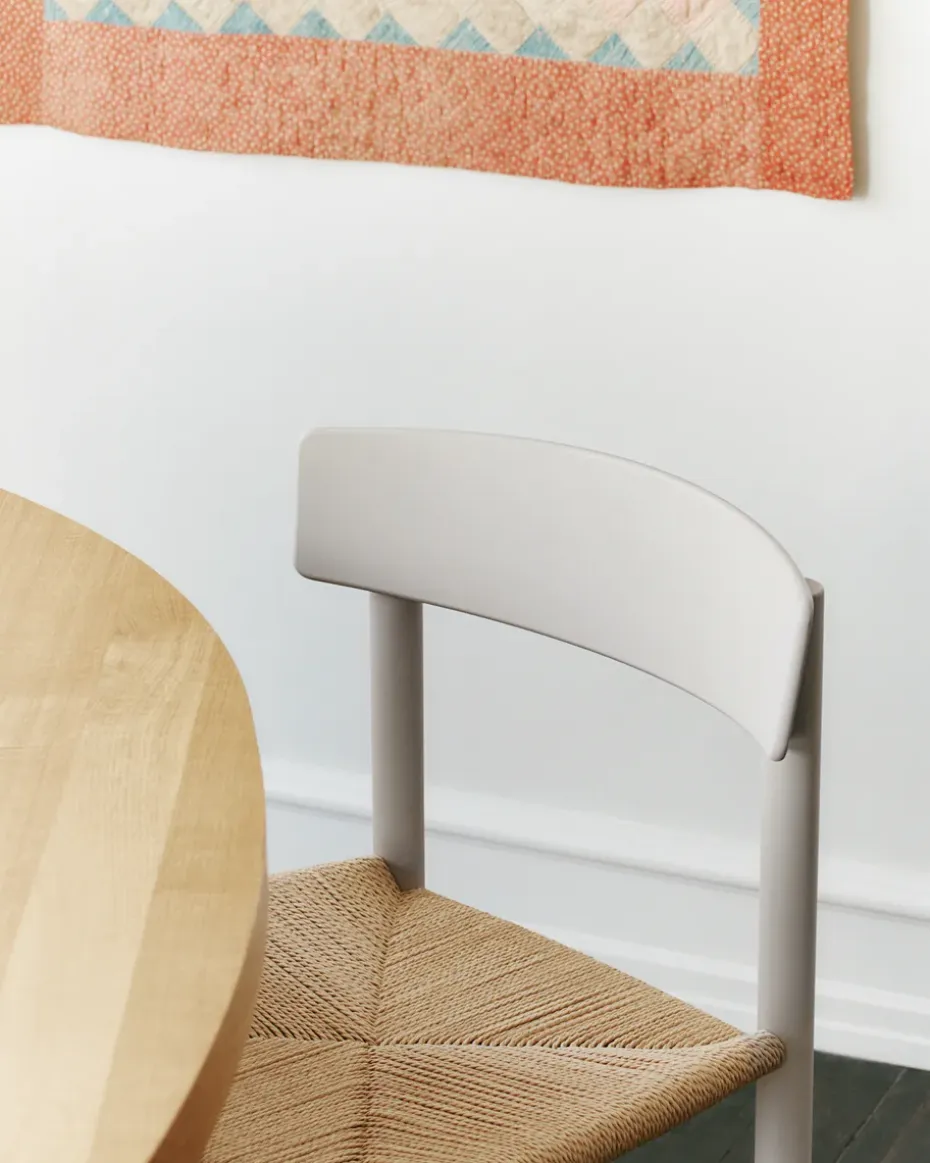 Silla J39, Pebble grey-trenzado natural