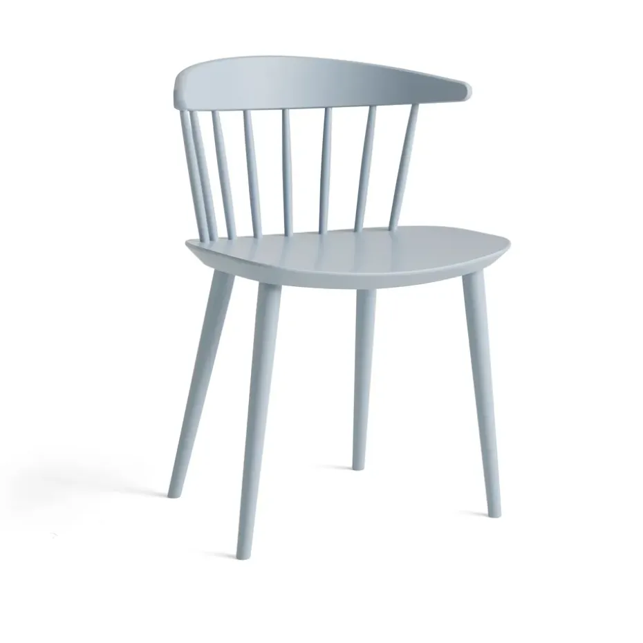 Silla J104, Slate blue lacado haya