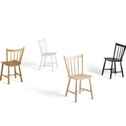 Silla J41, Water-based lacquered oak