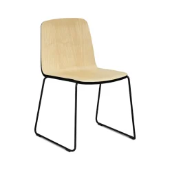 Silla Just, Fresno, chapa, canto negro, estructura negra