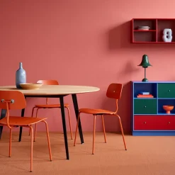 Silla Kevi 2060, Hokkaido162-estructura lacada-fresno teñido