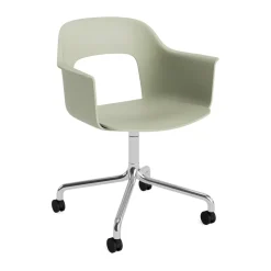 Silla Layout Armchair 261, Bottle green-aluminio pulido