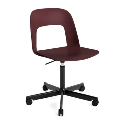 Silla Layout Chair 141, Bordeaux-black