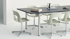 Silla Layout Chair 131, Ocean-aluminio pulido