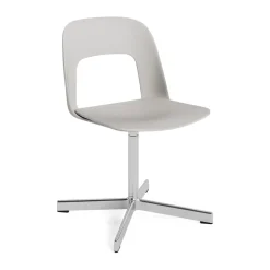 Silla Layout Chair 131, Sky grey-aluminio pulido